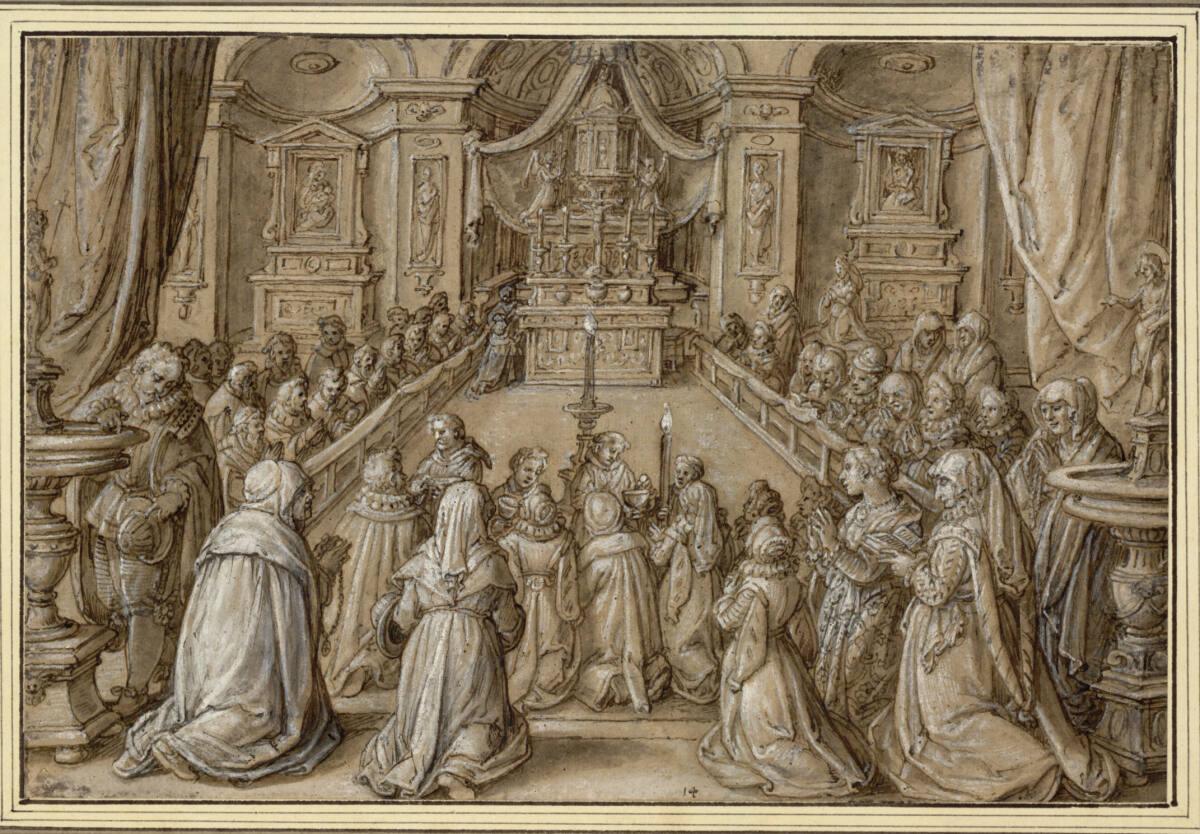 Jan van der Straet, Das Sakrament des Altars, Inv. Nr.: 7955