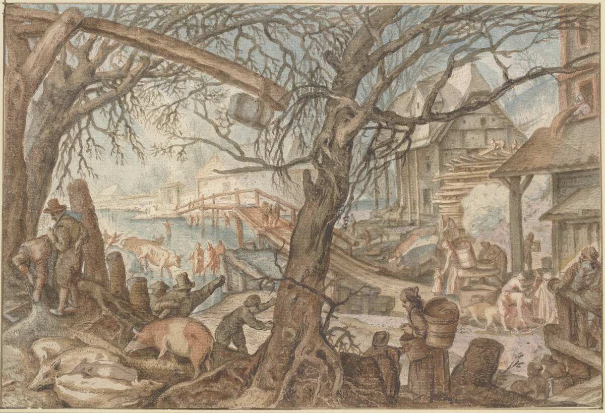 Der Monat Dezember, Pieter Stevens II.