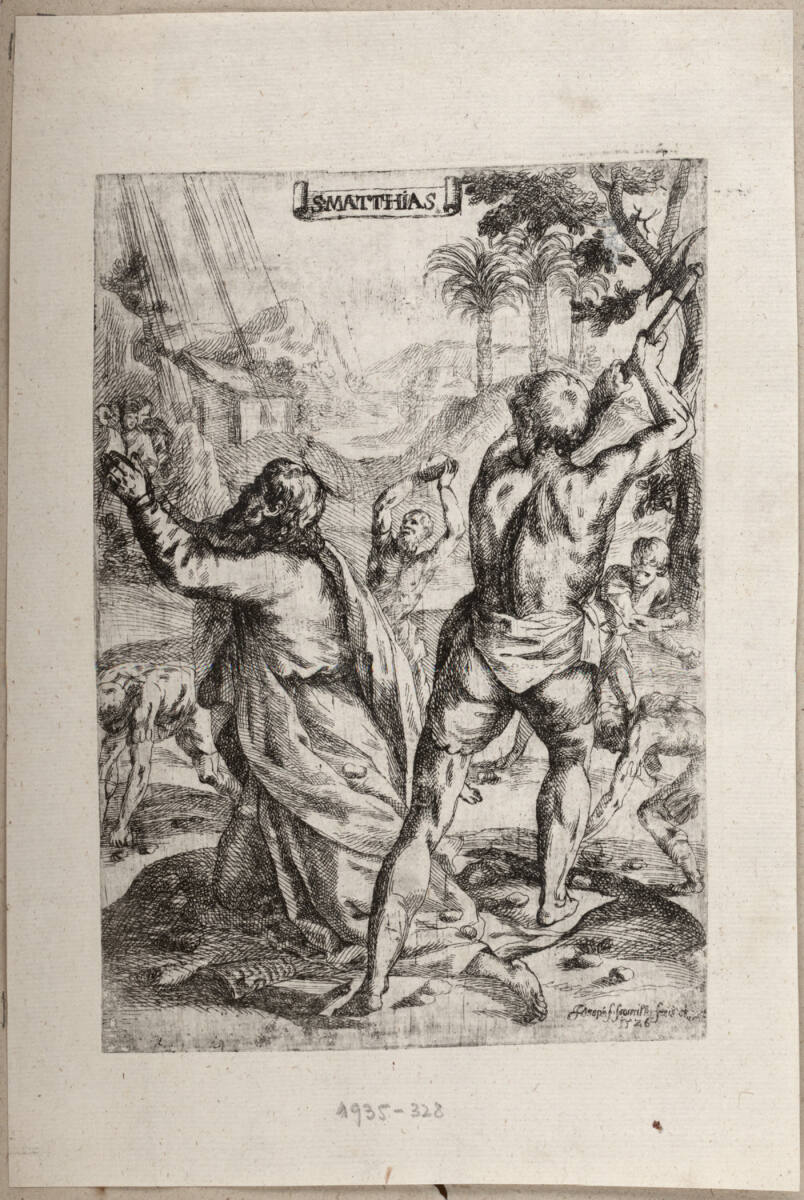 Das Martyrium des heiligen Matthias, Josef Ferdinand Fromiller, 1726