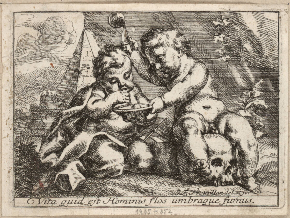 Spielende Kinder, Josef Ferdinand Fromiller