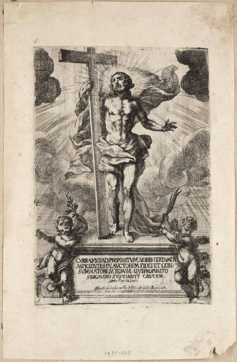 Josef Ferdinand Fromiller, Der auferstandene Christus, Inv. Nr.: DG1935/368