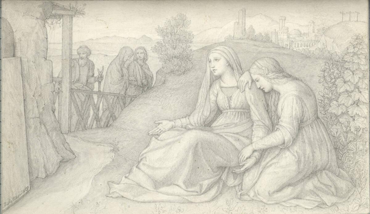 Joseph Sutter, Zwei Marien vor dem Grabe Christi, Inv. Nr.: 45314