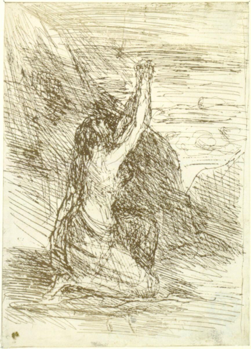 Jean-Baptiste Camille Corot, Magdalena kniend, Inv. Nr.: DG1912/287/1