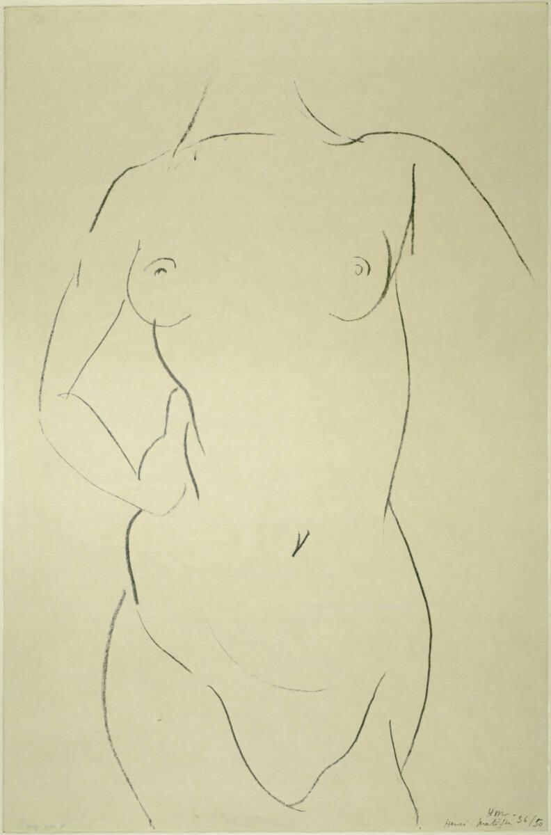 Henri Matisse, Stehender weiblicher Akt, Inv. Nr.: DG1914/311/1