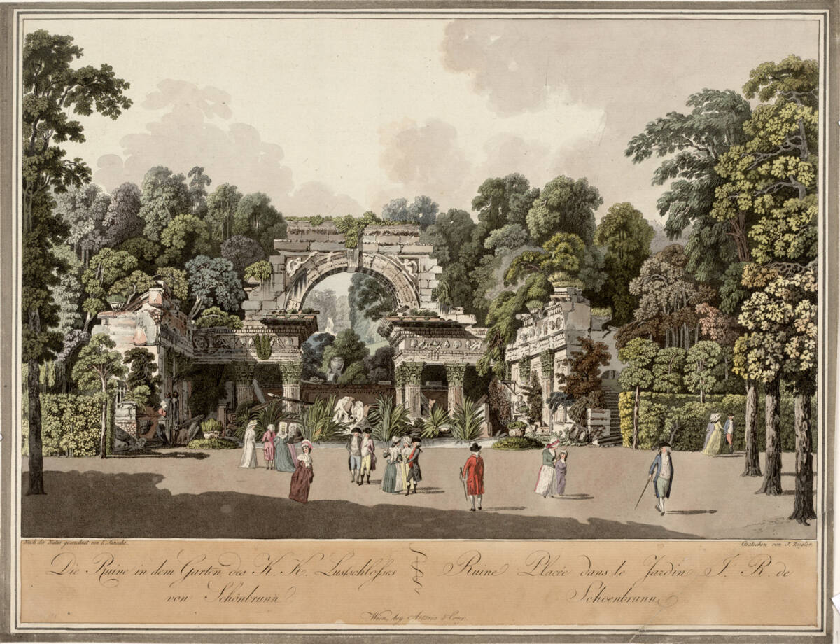 Die Ruine in Schönbrunn, 1790–1800