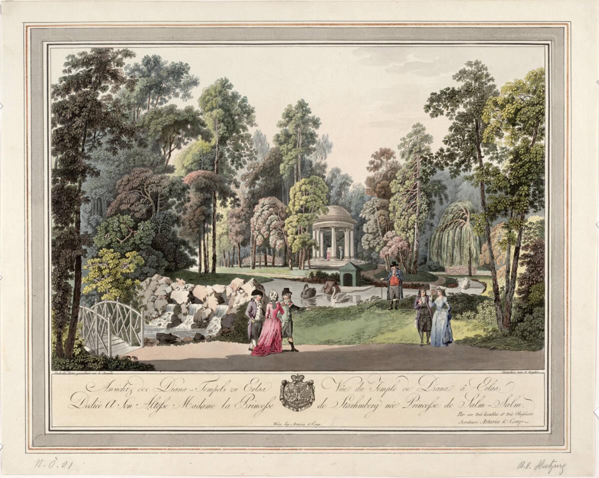 Laurenz Janscha, Diana-Tempel zu Erlaa, Inv. Nr.: DG1936/561