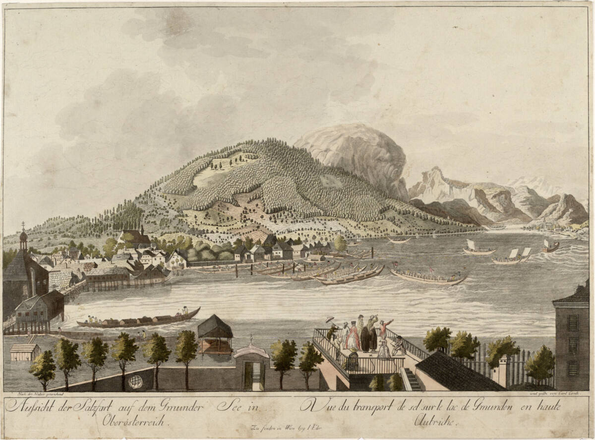 Salzfahrt auf dem Traunsee, Eder,Josef,Wien