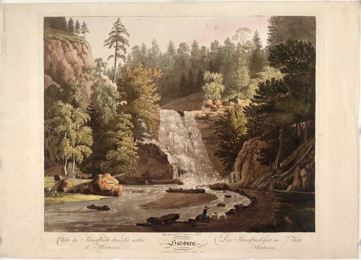 Anton Balzer, Der Schafbachfall, Inv. Nr.: DG1936/719