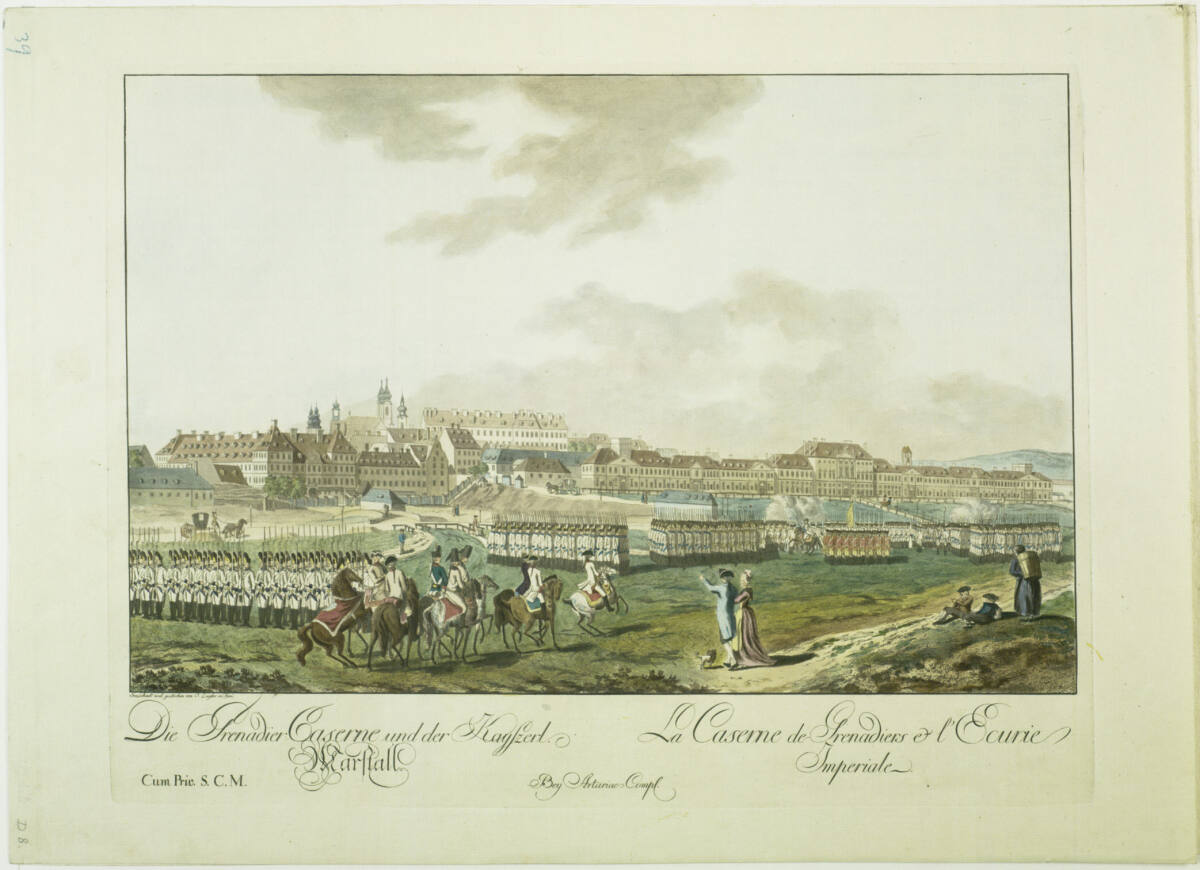 Grenadierkaserne, 1780