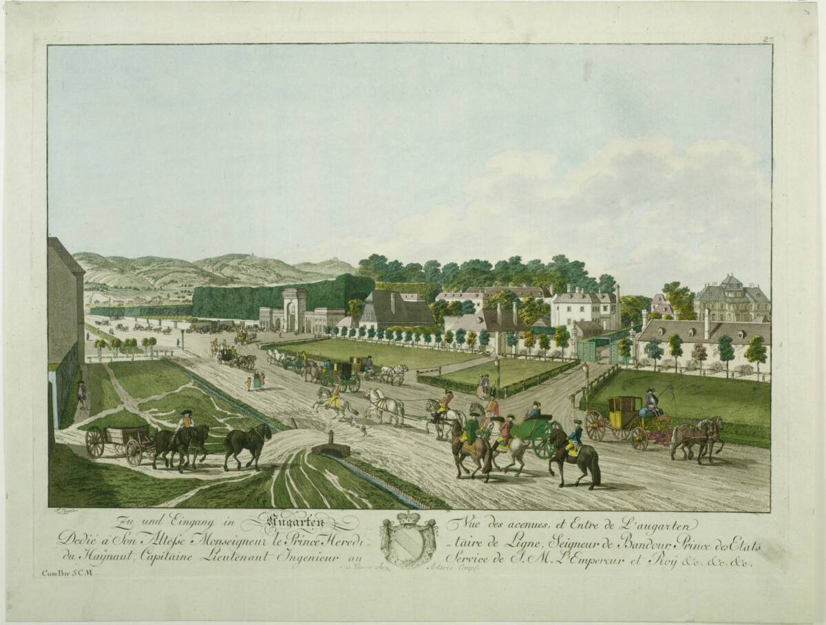 Zu- und Eingang in den Augarten, 1782