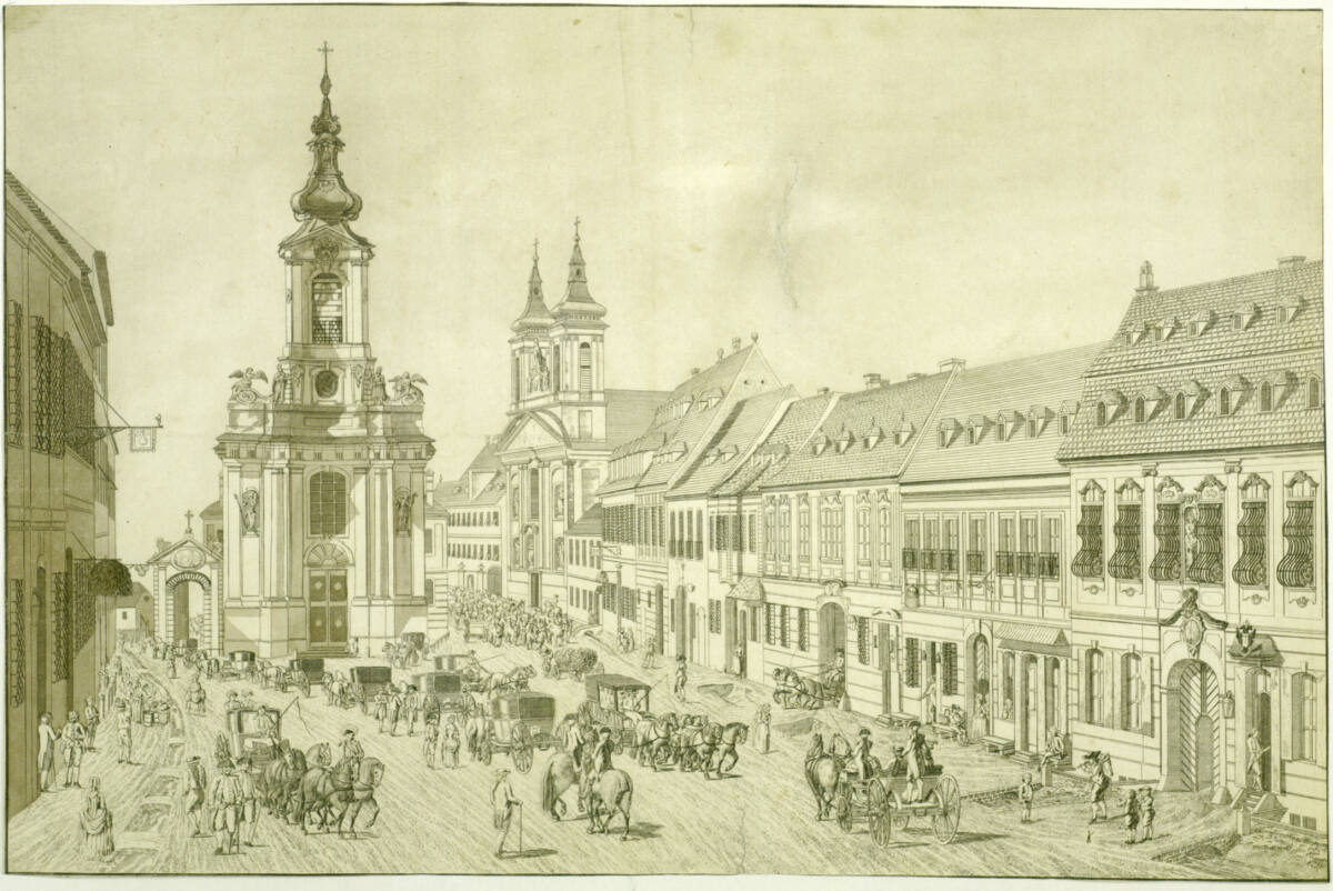 Pfarrkirche auf der Landstraße, 1783