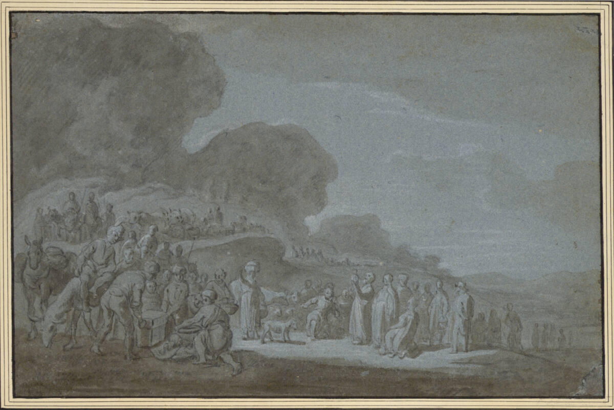 Josef läßt bei Benjamin den Becher finden (?), Claes Corneliszoon Moeyaert