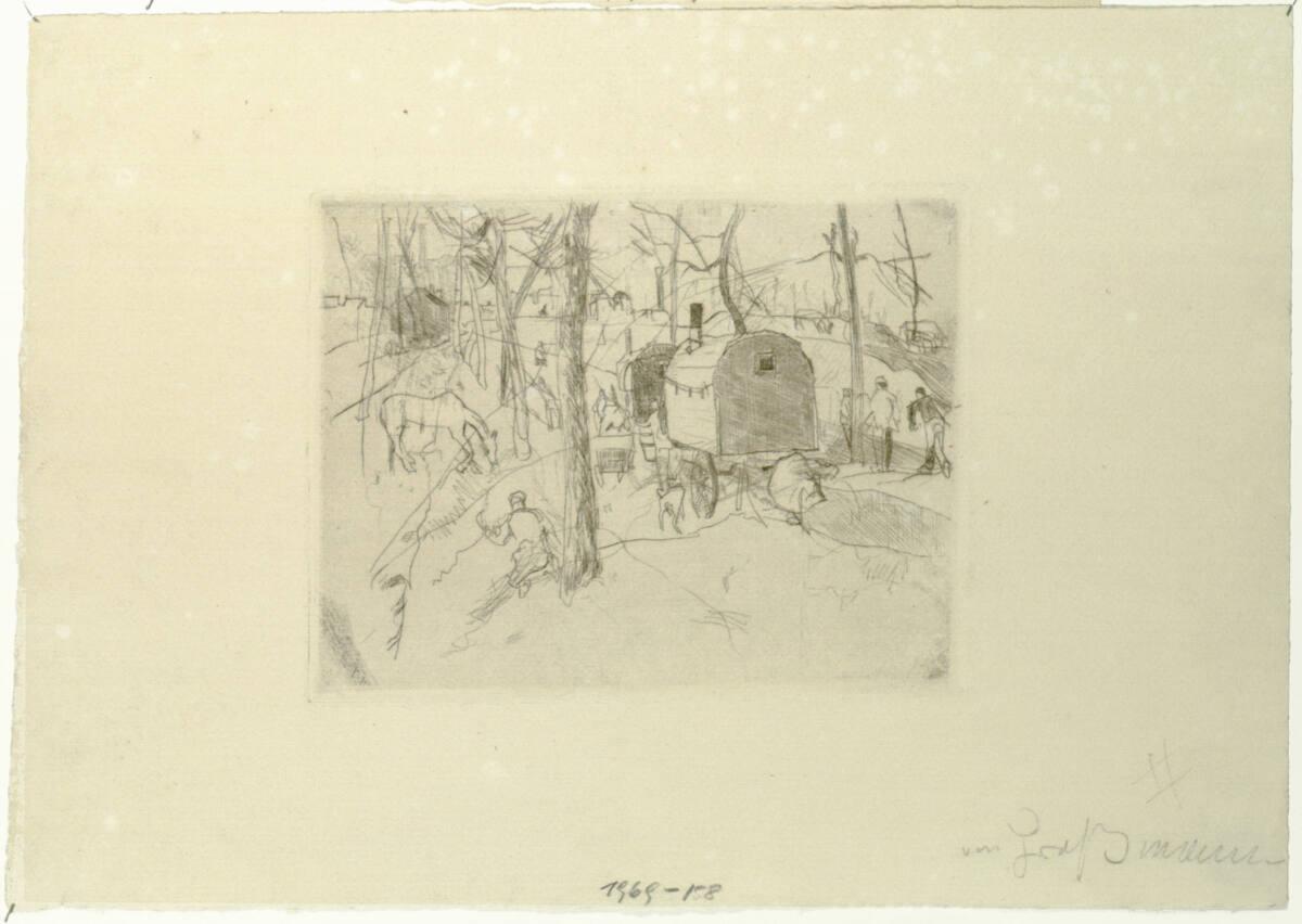 Rudolf Grossmann, Rastende Roma, Inv. Nr.: DG1969/158