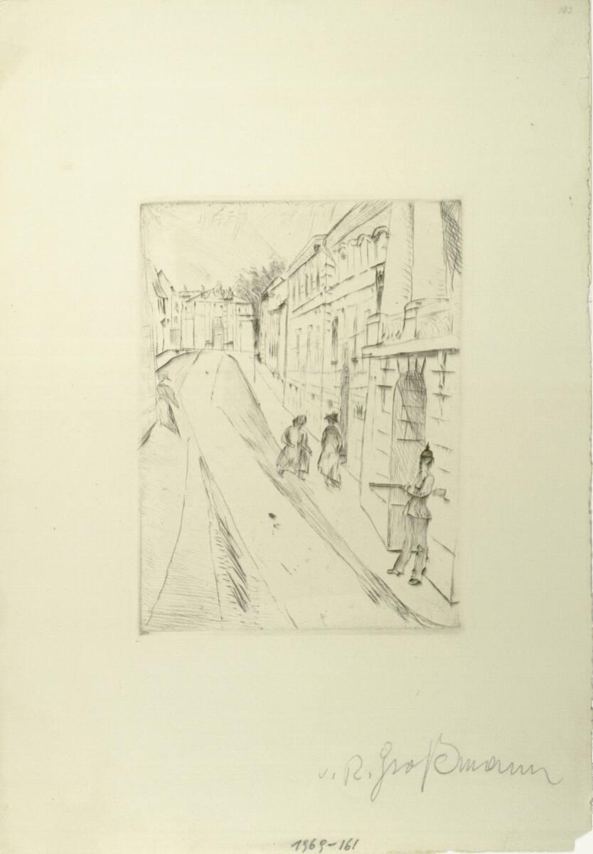 Rudolf Grossmann, Strasse, Inv. Nr.: DG1969/161