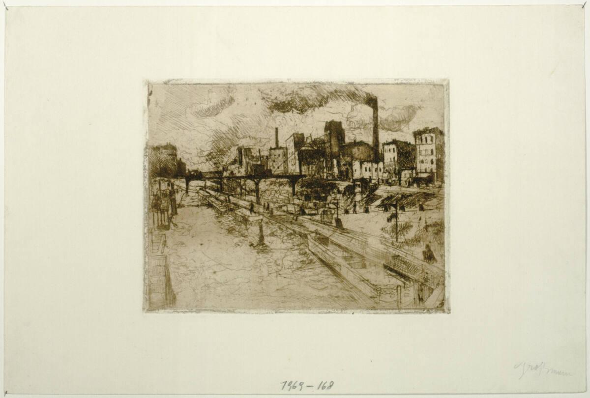 Rudolf Grossmann, Fabrikskanal, Inv. Nr.: DG1969/168