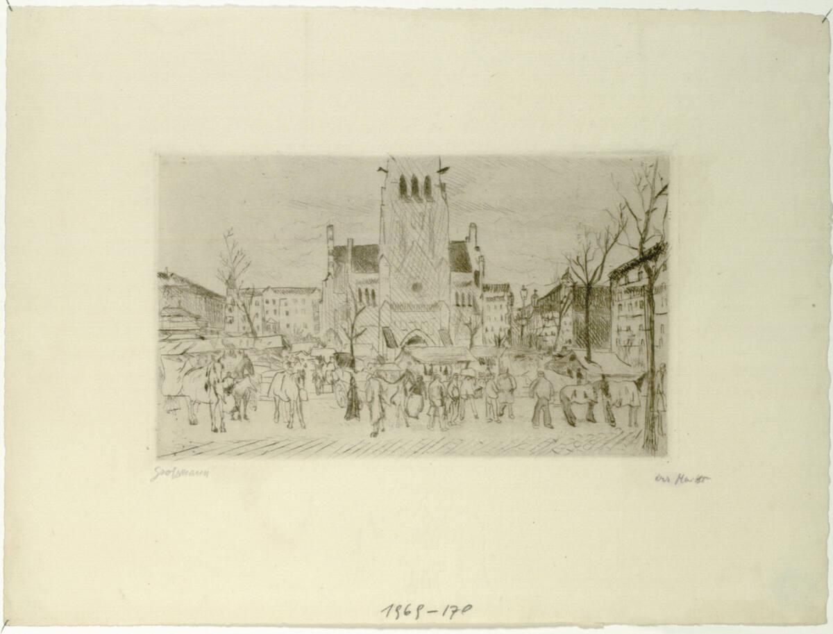 Rudolf Grossmann, Der Markt, Inv. Nr.: DG1969/170