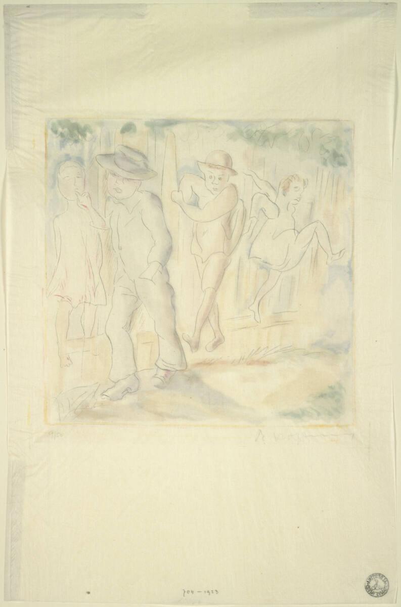Rudolf Grossmann, Die Geschwister, Inv. Nr.: DG1923/704