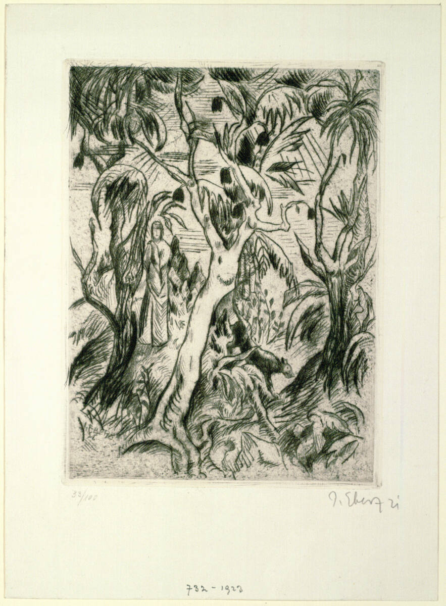 Urwaldinneres, Josef Eberz, 1921
