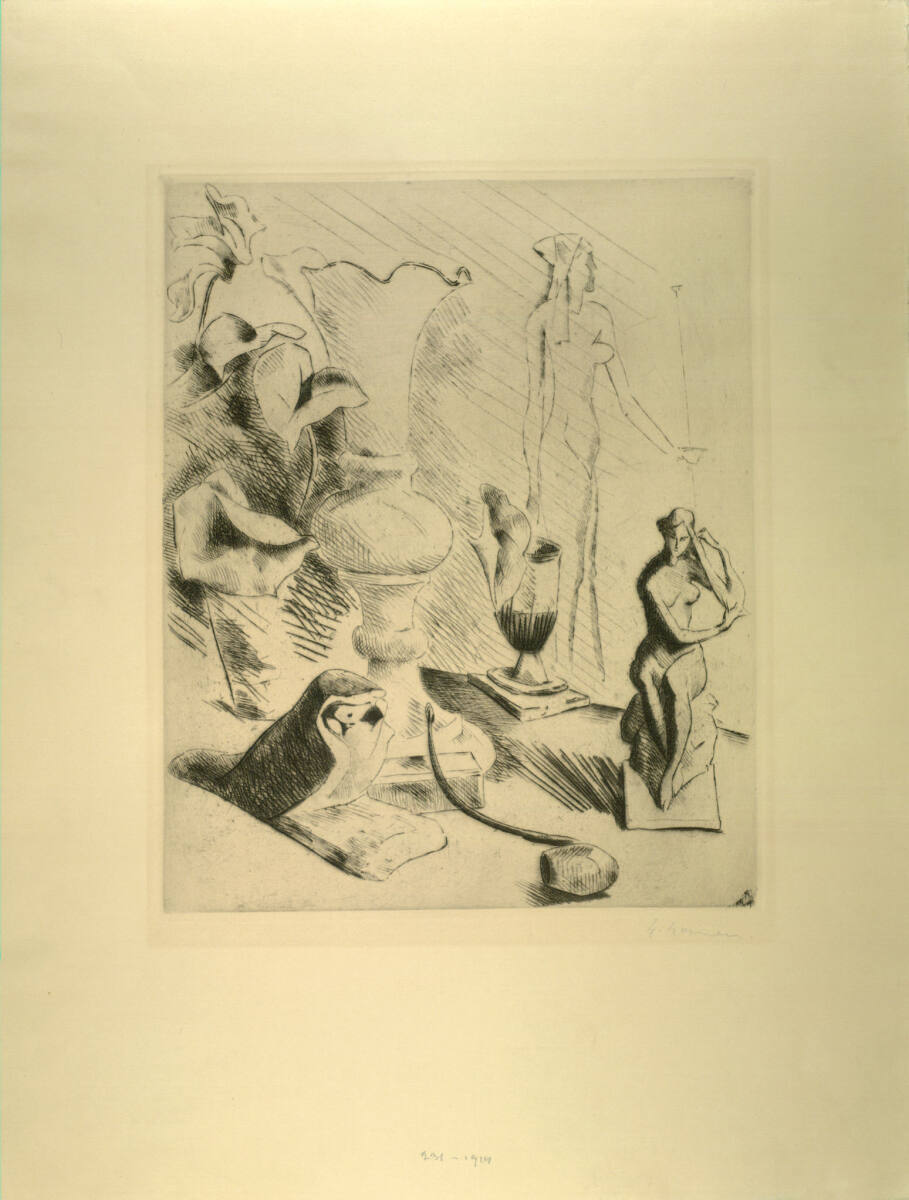 Stillleben, Heinrich Nauen, 1915