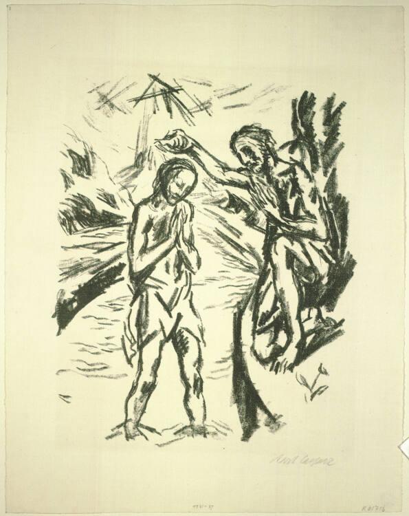 Karl Caspar, Taufe Christi, Inv. Nr.: DG1921/27