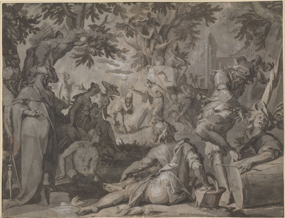 Die Taufe Christi, Joachim Wtewael
