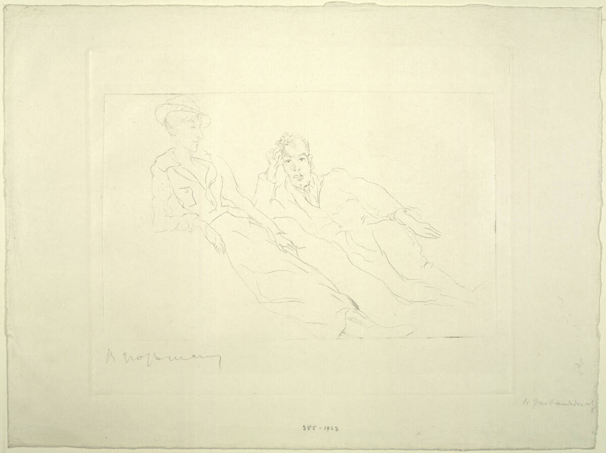 Mann und Frau, Rudolf Grossmann, 1920