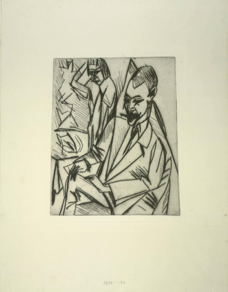 Ernst Ludwig Kirchner, Gewecke und Erna, Inv. Nr.: DG1920/133