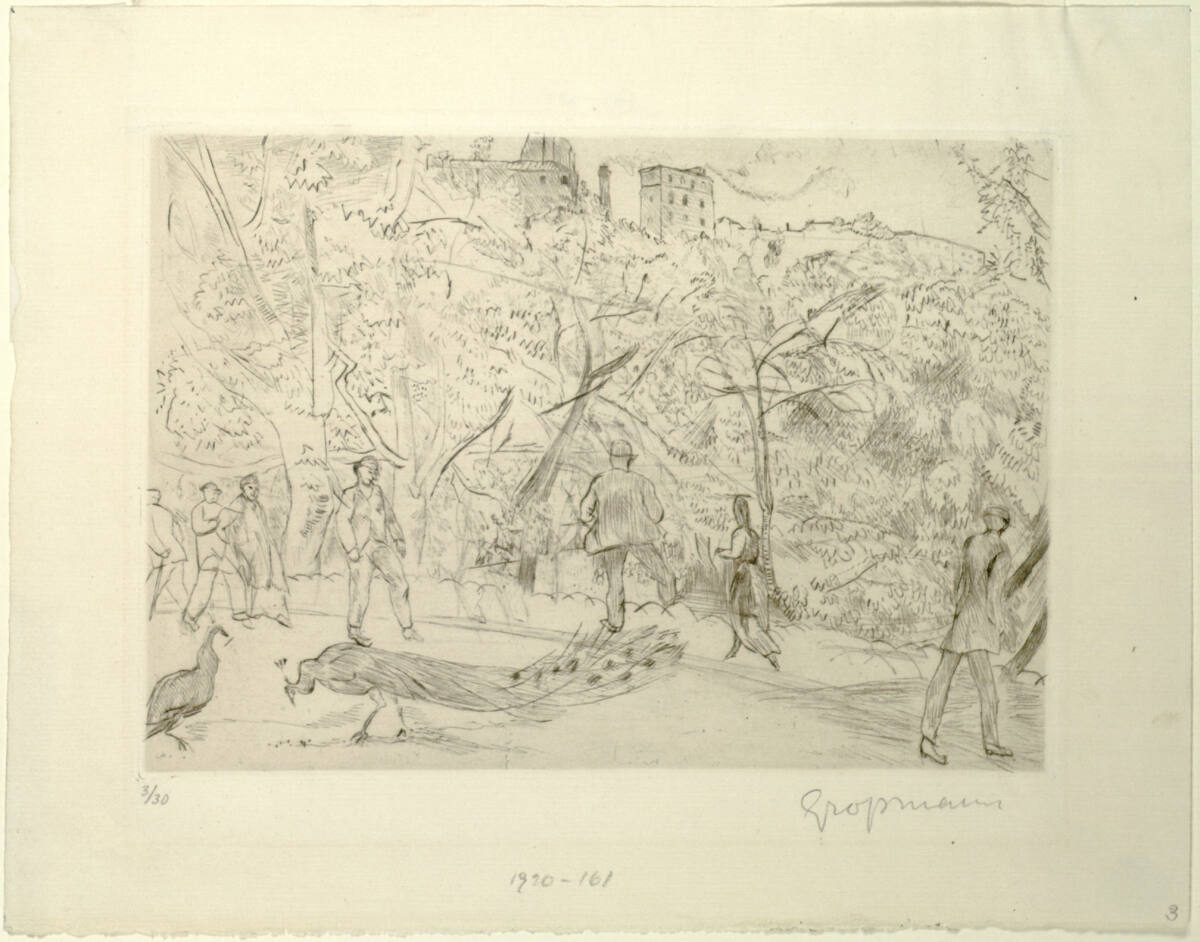 Butte Chaumont, Rudolf Grossmann, 1920