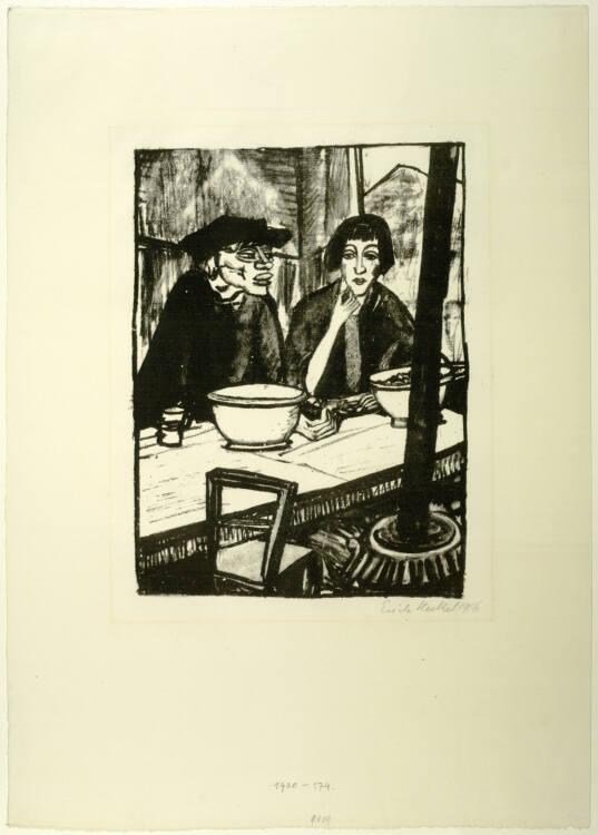 Erich Heckel, In der Muschelstube II, Inv. Nr.: DG1920/174