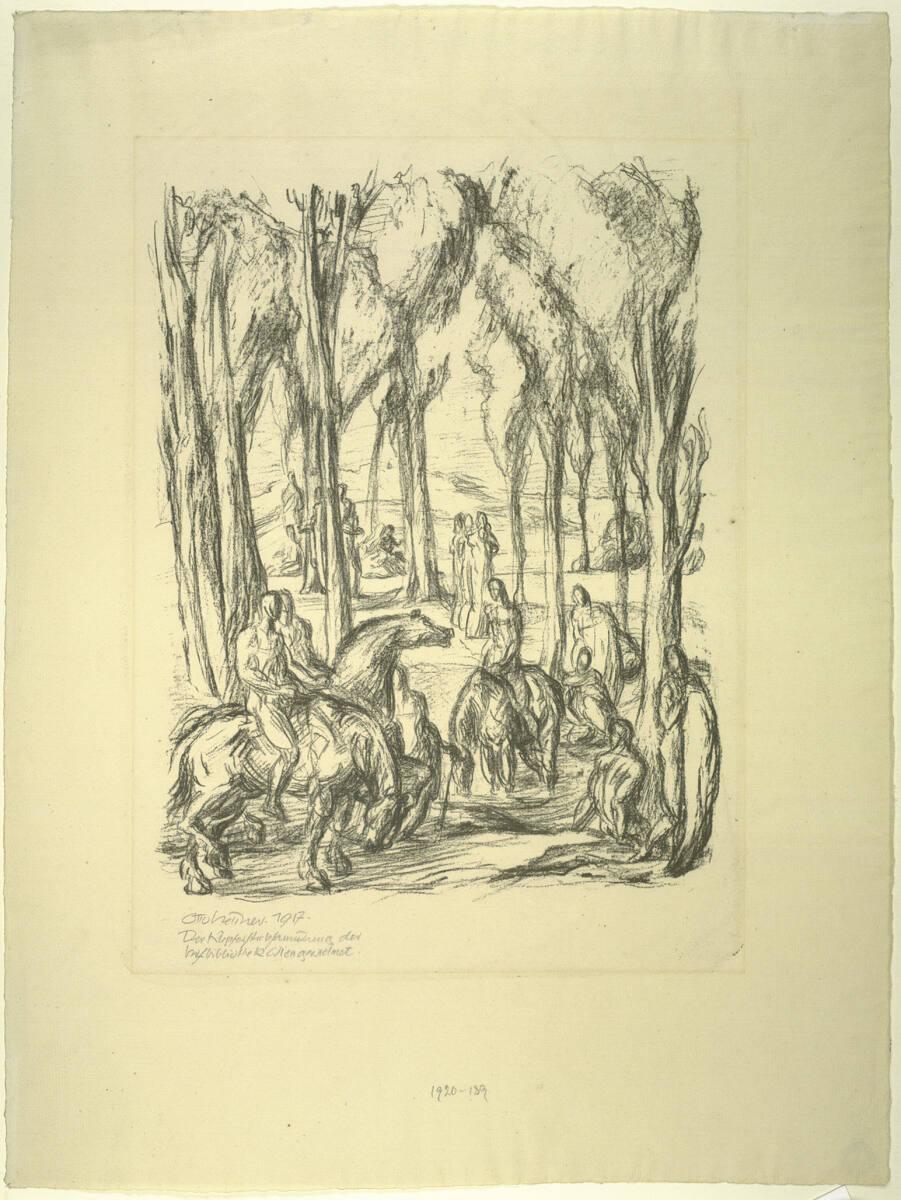 Otto Hettner, Arkadische Landschaft, Inv. Nr.: DG1920/189