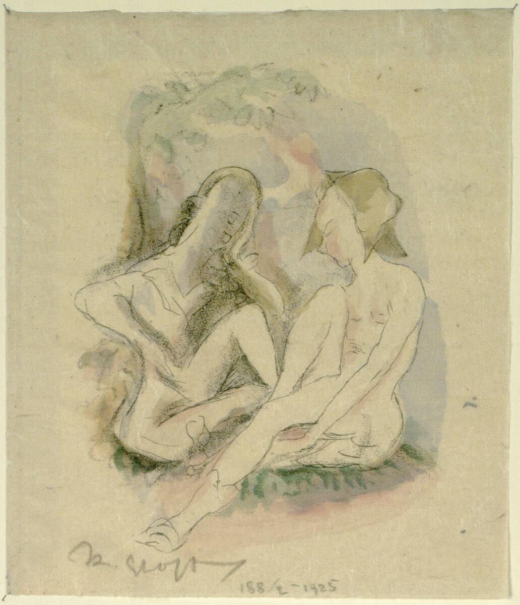 Rudolf Grossmann, Jüngling und Mädchen, Inv. Nr.: DG1925/188/2