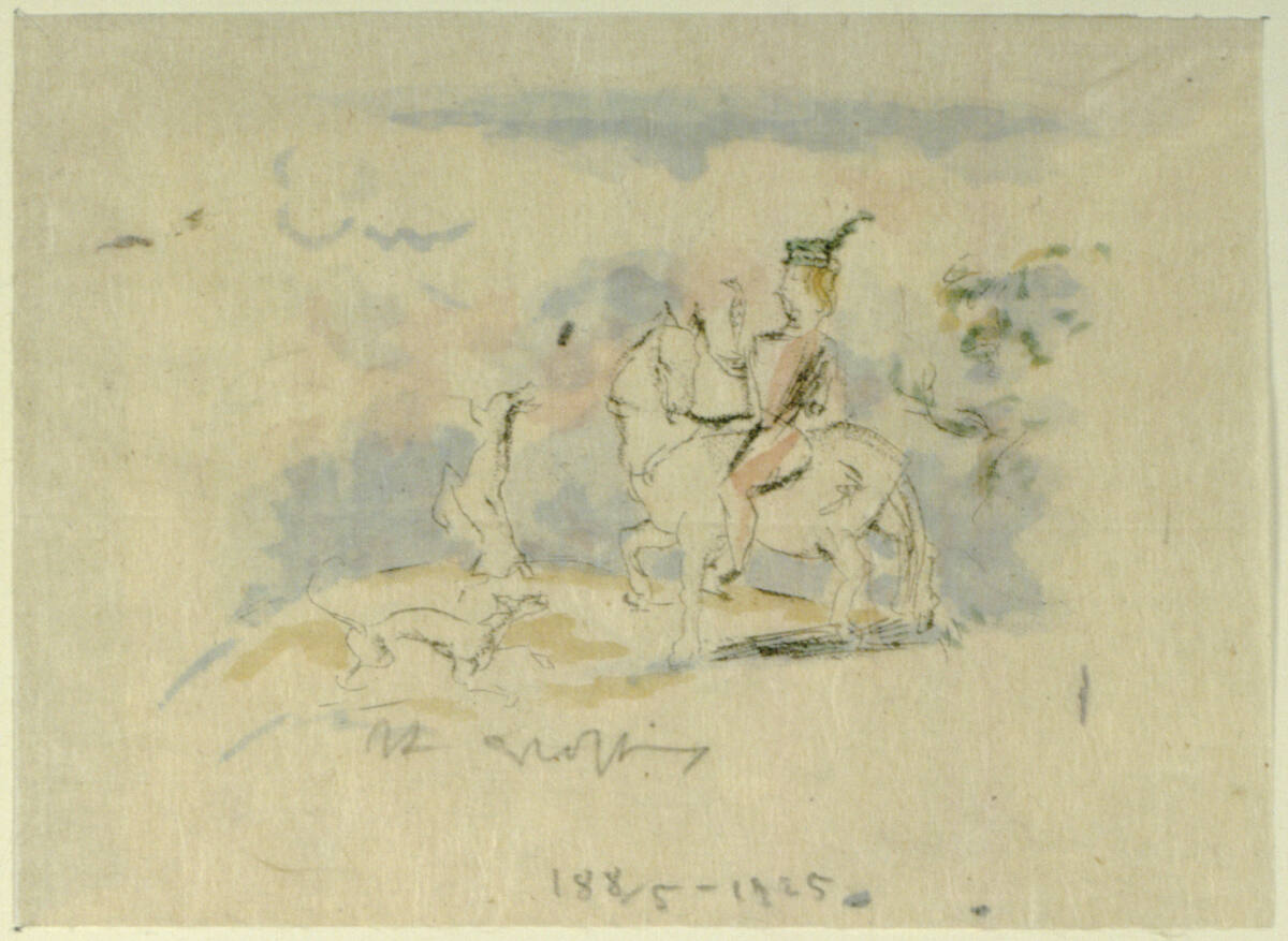 Jäger zu Pferde, Rudolf Grossmann, 1920