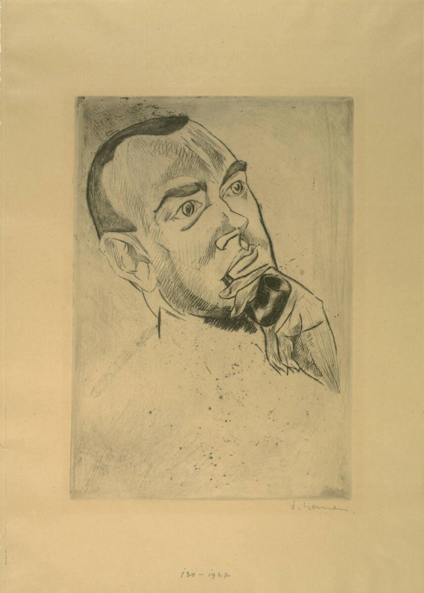 Heinrich Nauen, Herrenbildnis, Inv. Nr.: DG1927/130