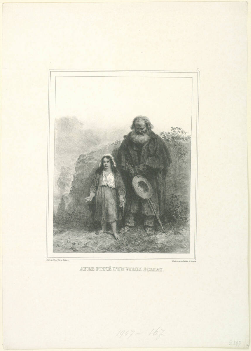 Ayez pitié d'un vieux soldat, Gihautfrères, 1835