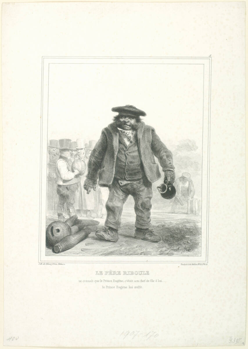 Le père Riboule, Gihautfrères, 1835