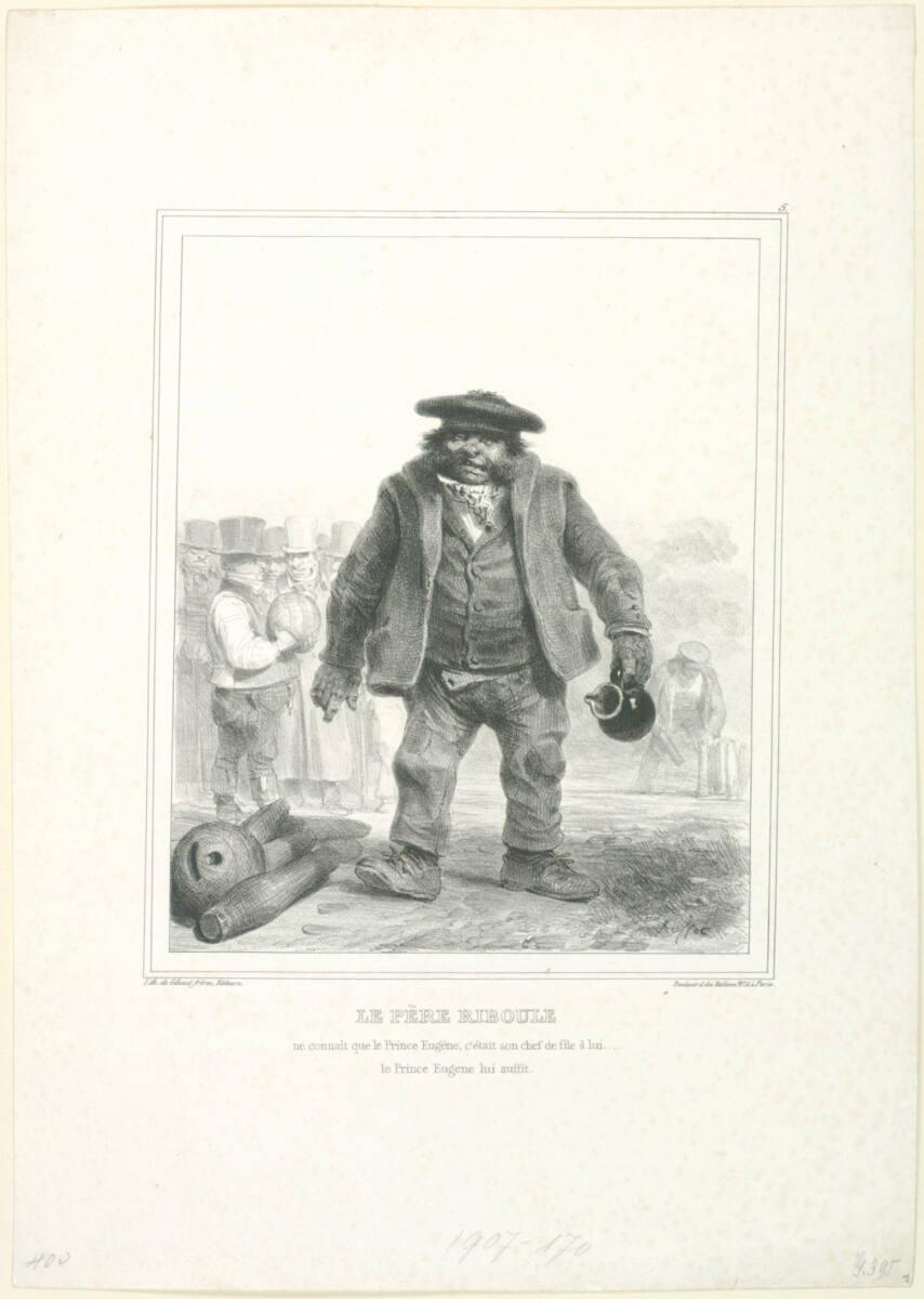 Auguste Raffet, Le père Riboule, Inv. Nr.: DG1907/170