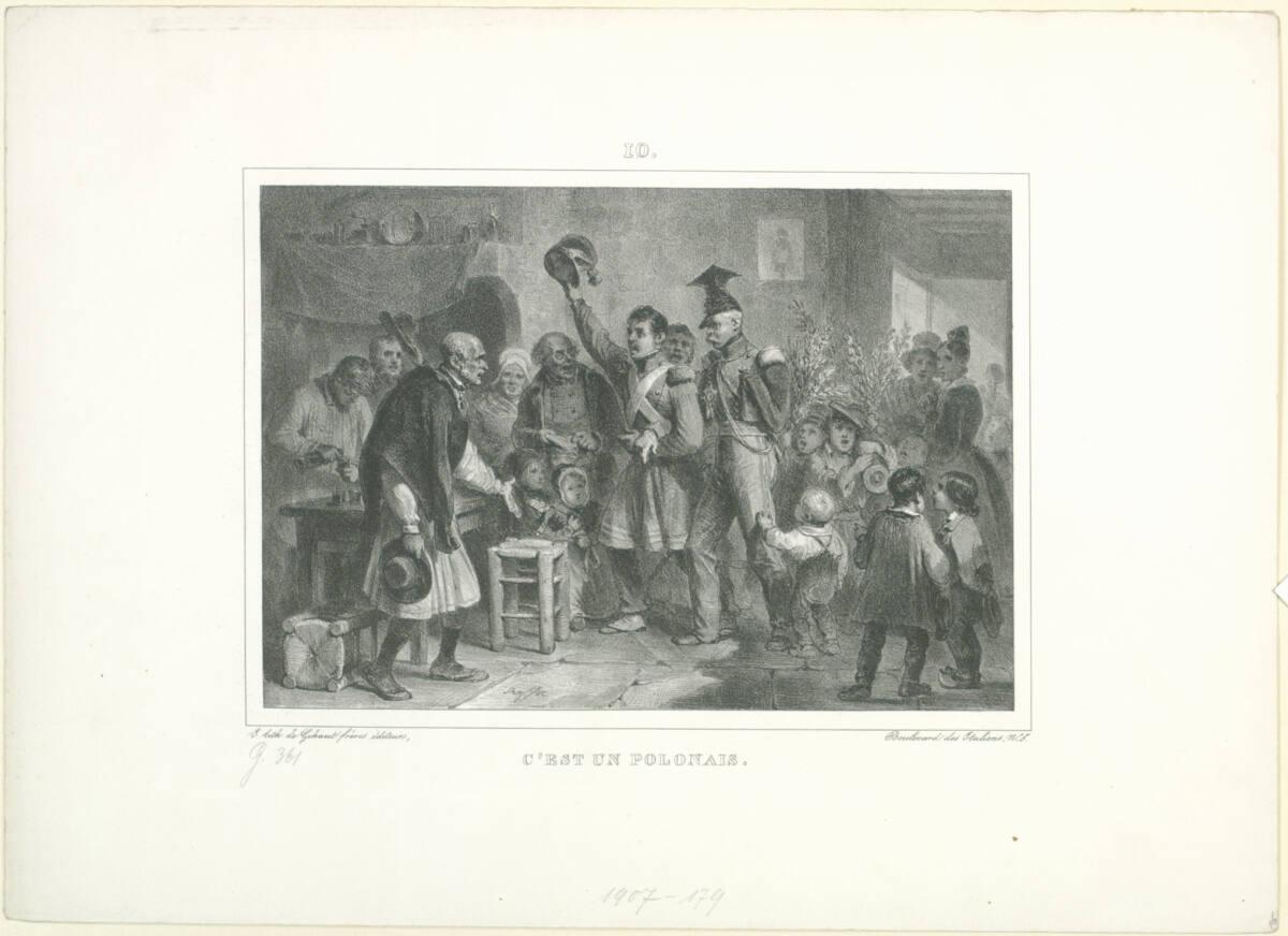 Auguste Raffet, C'est un polonais, Inv. Nr.: DG1907/179