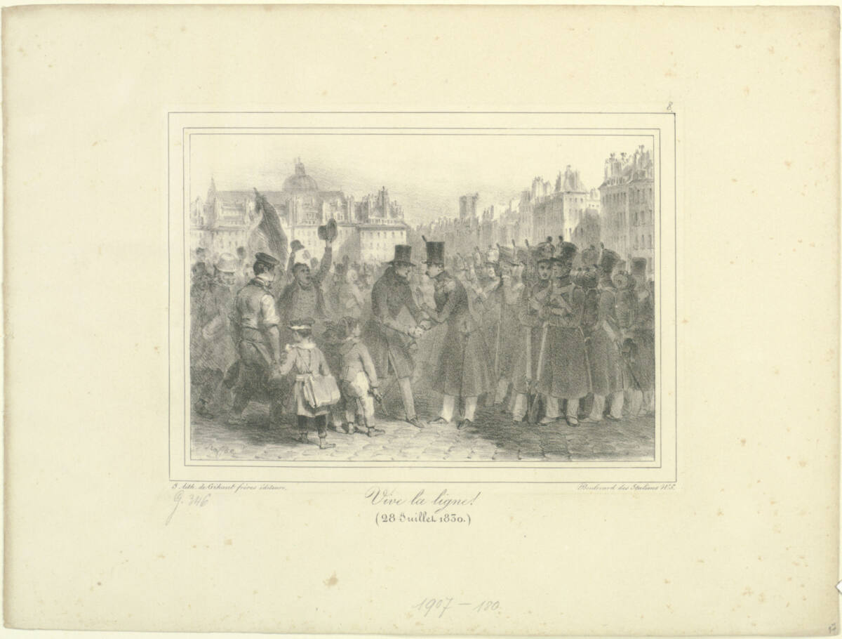 Vive la ligne! (28 Juillet 1830), Gihautfrères, 1831