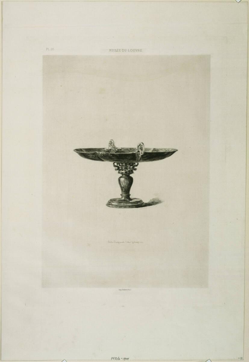 Jules Ferdinand Jacquemart, Les gemmes et joyaux de la couronne, Pl. 20, Coupe de jaspe orienta…