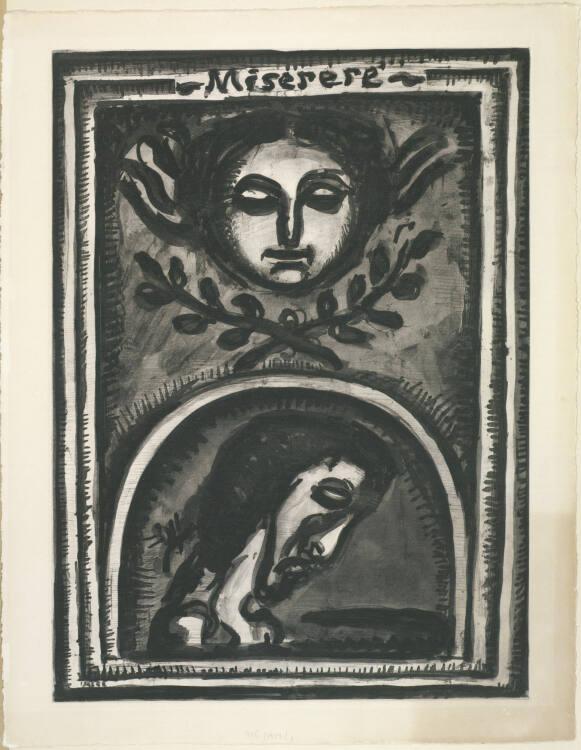 Georges Rouault, Miserere mei deus secundum magnam misericordiam tuam, Inv. Nr.: DG1951/415/1