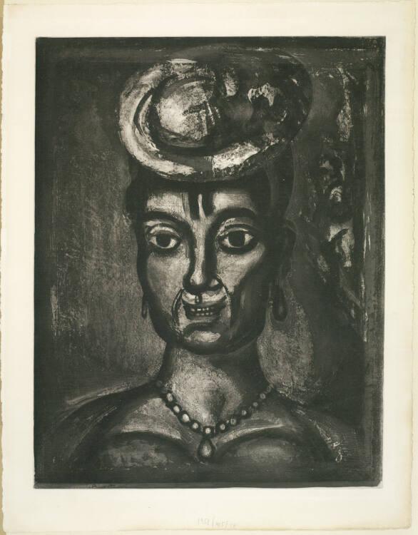 Georges Rouault, Femme affranchie, à quatorze heures, chante midi, Inv. Nr.: DG1951/415/17