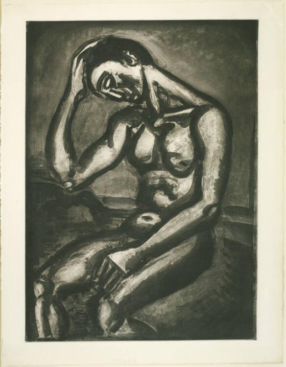 Georges Rouault, Solitaire, en cette vie d'embûches et de malices, Inv. Nr.: DG1951/415/5