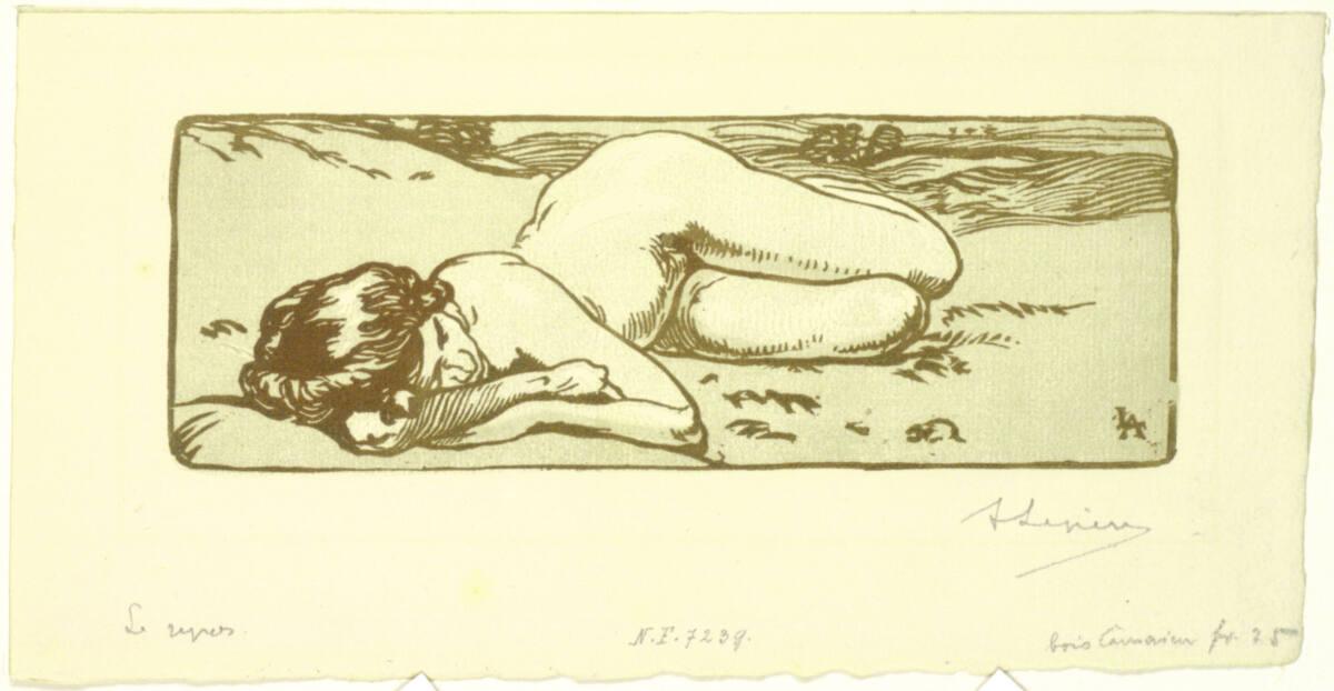 Auguste Lepère, Repos, Inv. Nr.: DGNF7239
