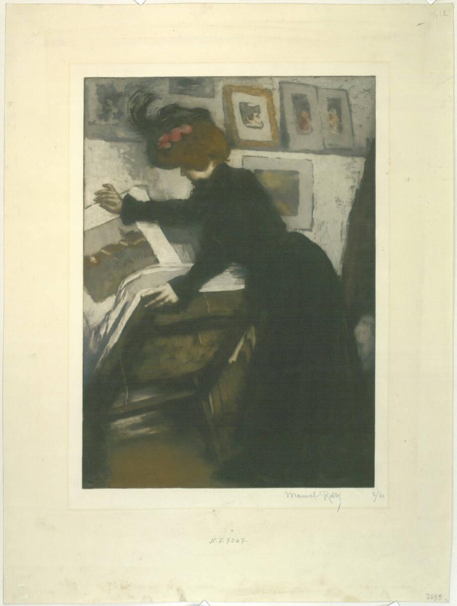Manuel Robbe, Graphiksammlerin, Inv. Nr.: DGNF7367