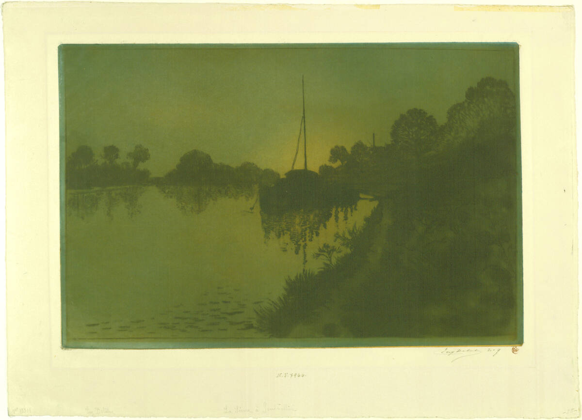 La Seine à Genévillier, Eugène Delâtre, 1927–1930