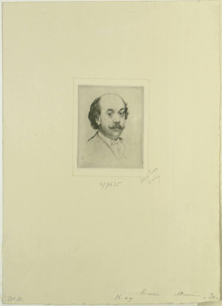 Marcellin Gilbert Desboutin, Morer, compositeur, Inv. Nr.: DGNF9635