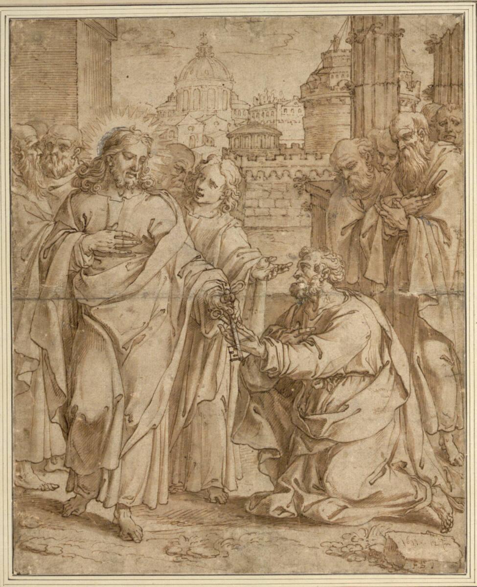 Schlüsselübergabe Petri, Inv. Nr.: 568