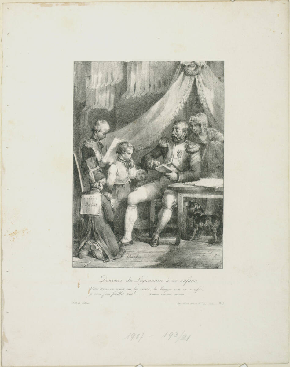 Discours du légionnaire à ses enfans, JeanFrancoisVillain
