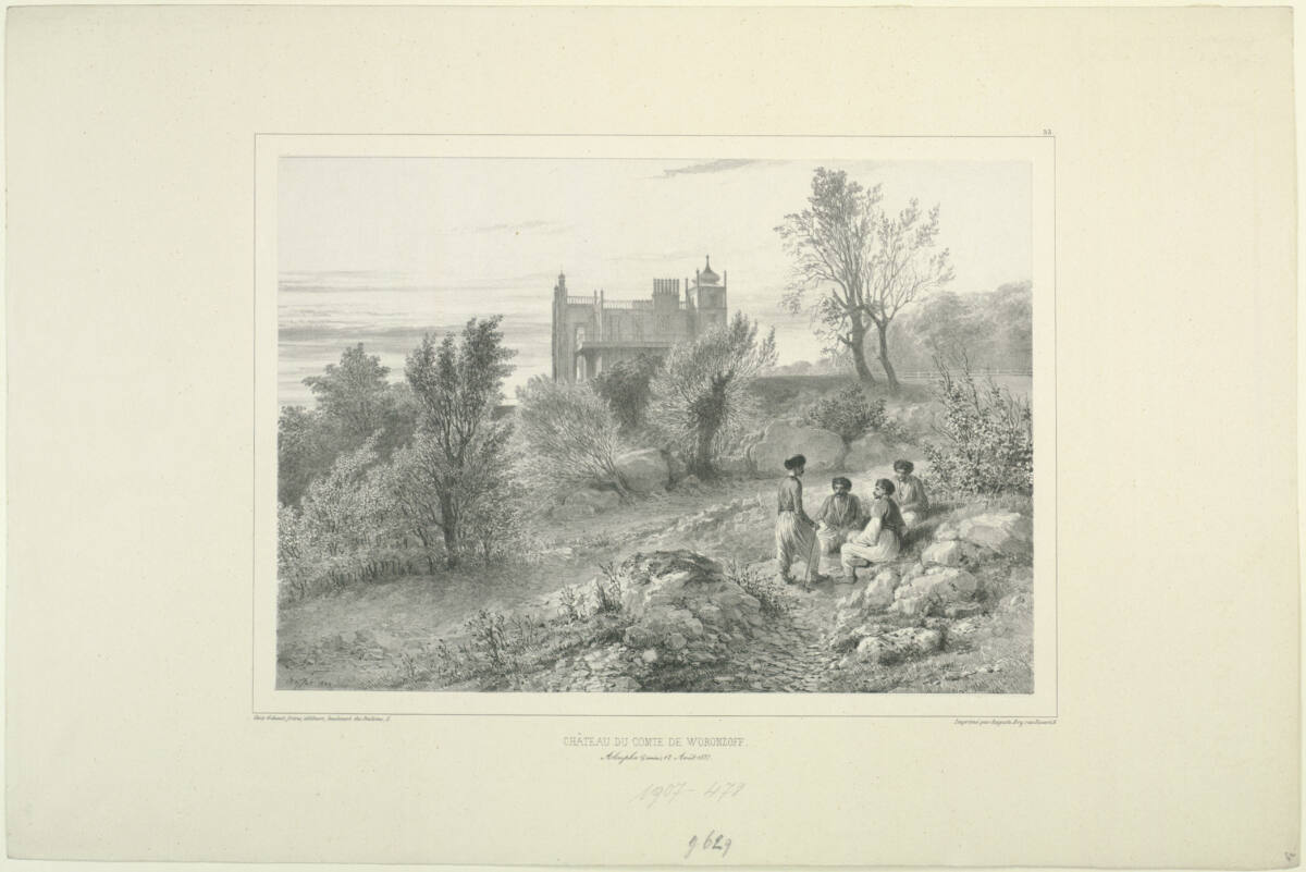 Château du comte de Woronzoff, Gihautfrères, 1840