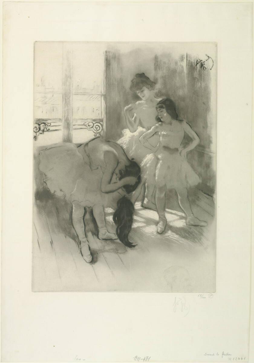 Louis Legrand, Devant la fenêtre, Inv. Nr.: DG1911/471
